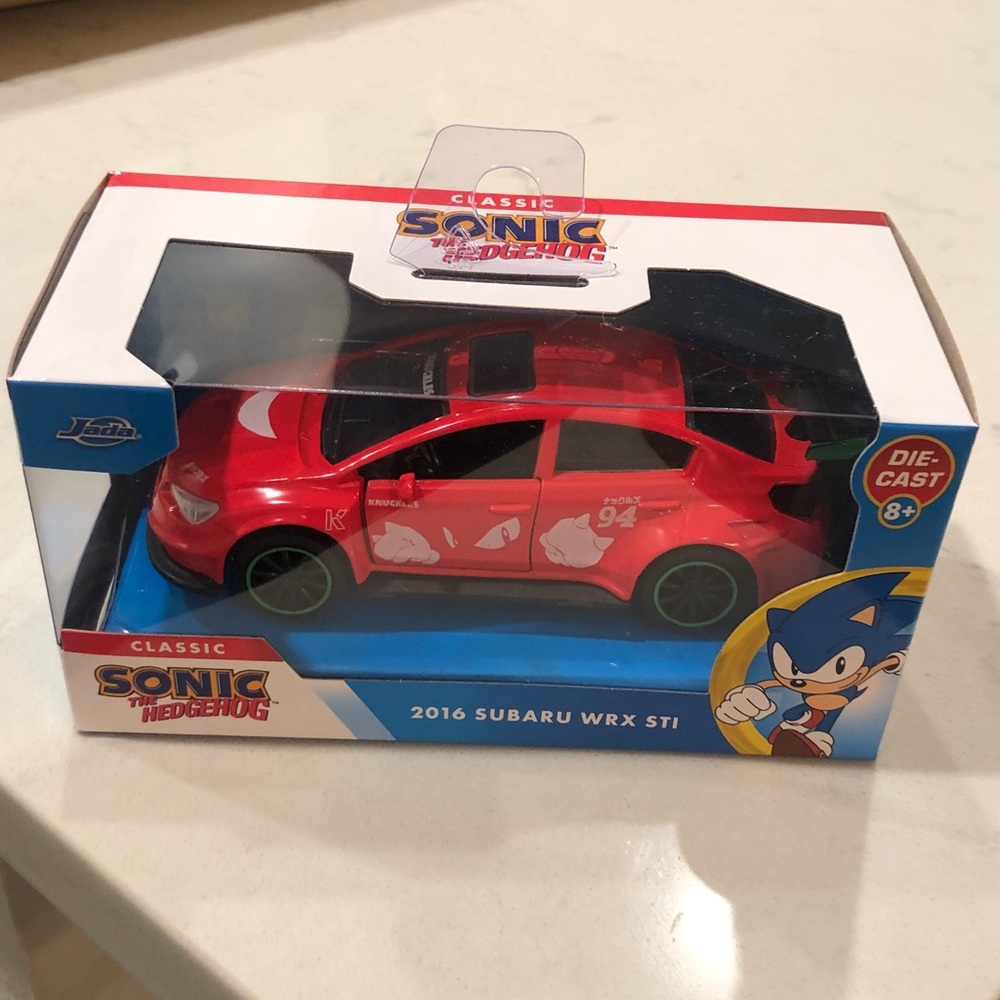 Knuckles Sonic the Hedgehog Subaru WRX STI